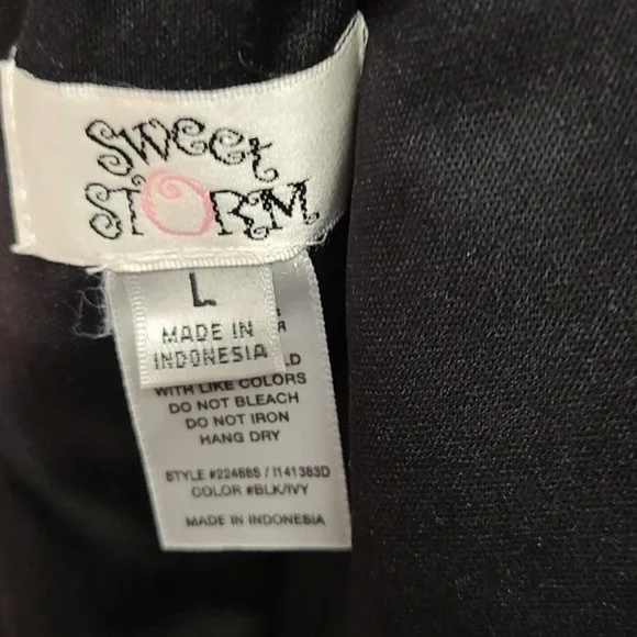 Sweet Storm Black and Beige Dress - Picture 8 of 9